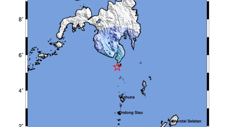 Gempa M5,3 di Wilayah Mindanao Filipina Tidak Berpotensi Tsunami