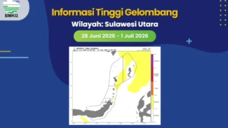 BMKG Keluarkan Peringatan Dini Gelombang Tinggi di Perairan Talaud hingga 1 Juli