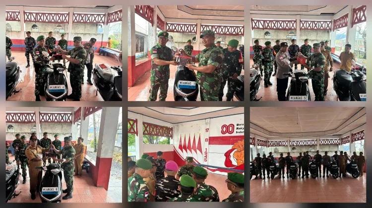 Dandim Talaud Serahkan Motor Listrik di Pulau Miangas, ini Penerimanya ?