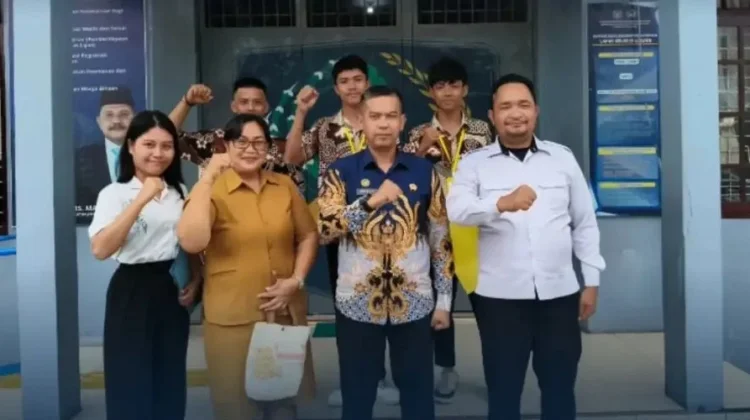 Sinergi Edukasi, Lapas Kelas III Lirung Sambut Tiga Siswa PKL SMKS Kristen Lirung