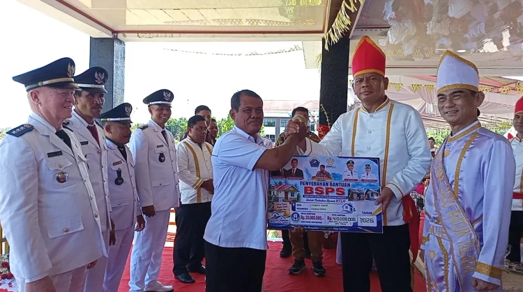Ratusan Kepala Keluarga di Talaud Dapat BSPS pada Momentum HUT Daerah