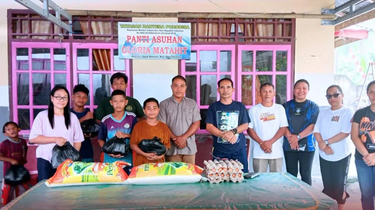 KPU Kepulauan Talaud Gelar Bakti Sosial dan Doa Bersama.