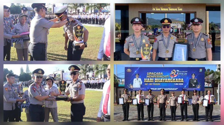 Tiga Personel Polres Talaud Raih Penghargaan Juara Cerdas Cermat di Polda Sulut