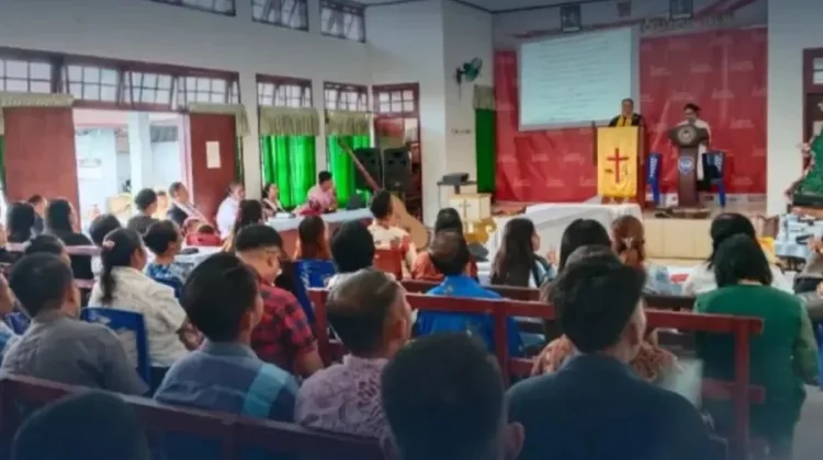 Lapas Lirung Gelar Ibadah Minggu Perjamuan Kudus