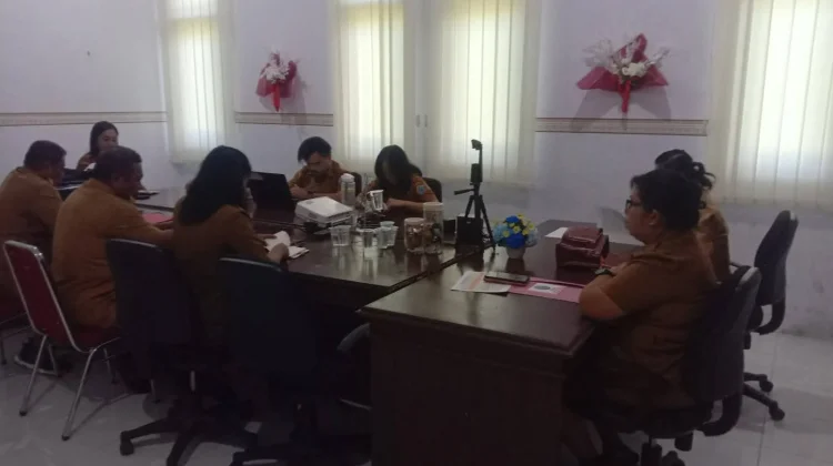 Disperkim Talaud Gelar Rapat Kerja Evaluasi Semester, Fokus Tingkatkan Kinerja
