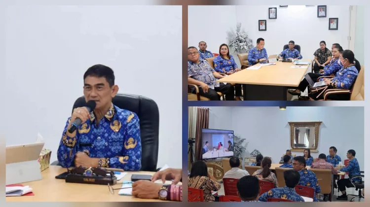 Bupati Talaud Ikuti Rapat Koordinasi Percepatan Pembangunan Infrastruktur