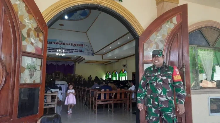 Sentuhan Iman Babinsa Perkokoh Kedamaian di Talaud