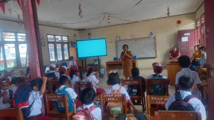 Siswa Baru SDN Inpres Melonguane Antusias Ikuti MPLS