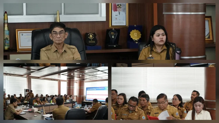 Genjot Tata Kelola, Bupati Talaud Gelar Evaluasi BPK dan Program BSPS
