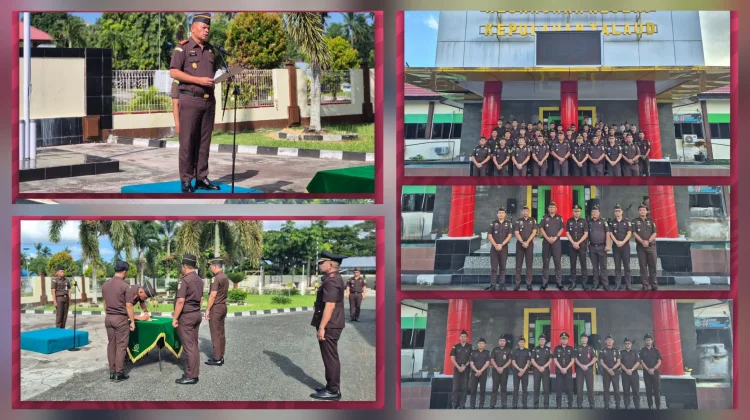 Kajari Talaud Lantik Erly Wurara Jadi Kacabjari Beo
