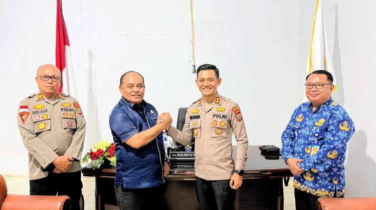 Ketua DPRD Talaud Terima Kunjungan Silaturahmi Kapolres Kepulauan Talaud