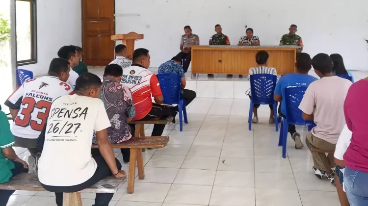 Camat Damau Pimpin Rapat Persiapan Peringatan HUT Ke-81 RI