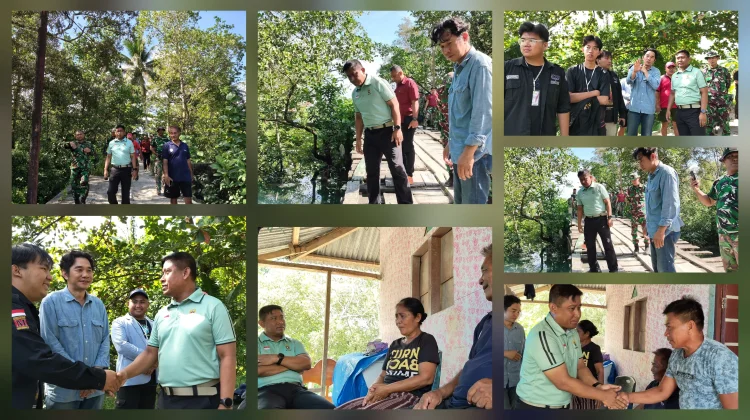 Danrem 131/Santiago Tinjau Lokasi Karya Bakti Skala Besar