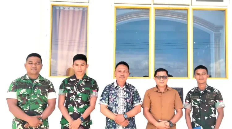 Koramil 1312-05/Essang Amankan Ibadah Minggu, Wujudkan Rasa Aman bagi Jemaat