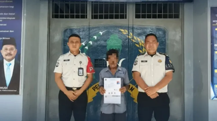 Lapas Lirung Bebaskan Satu Warga Binaan usai Jalani Masa Pidana