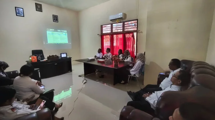 Kepala Kemenag Talaud Apresiasi Tim Zona Integritas usai Evaluasi Semester I 2026