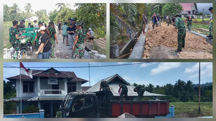 Kemanunggalan TNI - Rakyat melalui kegiatan Karya Bhakti