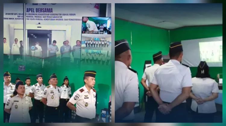 Lapas Lirung Ikuti Apel Bersama Bulan Juli 2026 Secara Virtual
