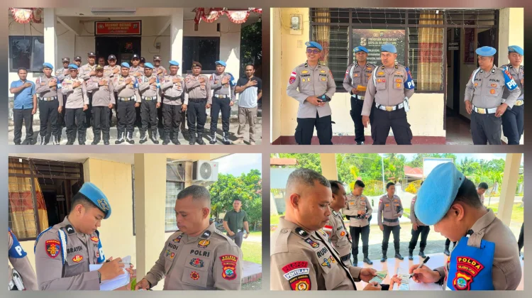 Propam Gelar Pekan Disiplin Personel Polsek Jajaran Polres Talaud