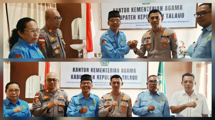 Kapolres Talaud Sambangi Kemenag, Perkuat Sinergi dan Toleransi