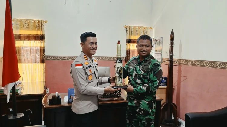 Pererat Sinergitas Polri - TNI di Talaud , Kapolres Silahturahmi ke Dandim