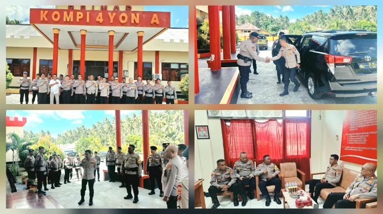 Perkuat Sinergitas Polri, Kapolres Talaud Lakukan Kunker Perdana ke Mako Brimob