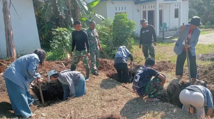 Sinergi TNI dan Mahasiswa dalam Pembangunan Sumur Bor di Talaud