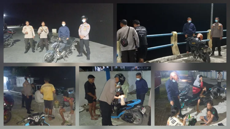 Polsek Lirung Gelar Patroli Presisi Jaga Kondusifitas Wilayah