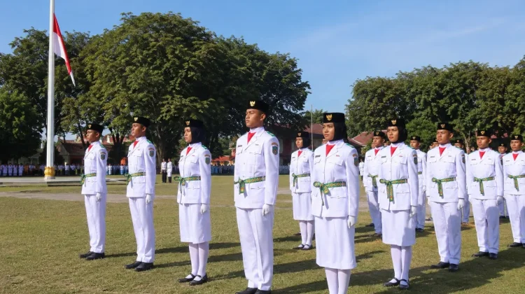 Swadaya Warga Dukung Pelatihan Paskibraka Damau