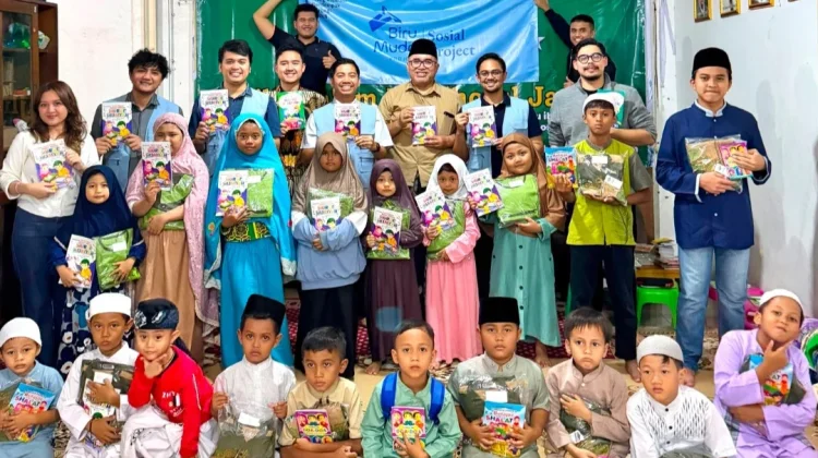Biru Muda Project Salurkan Bantuan Pendidikan di Hari Anak Nasional 2026