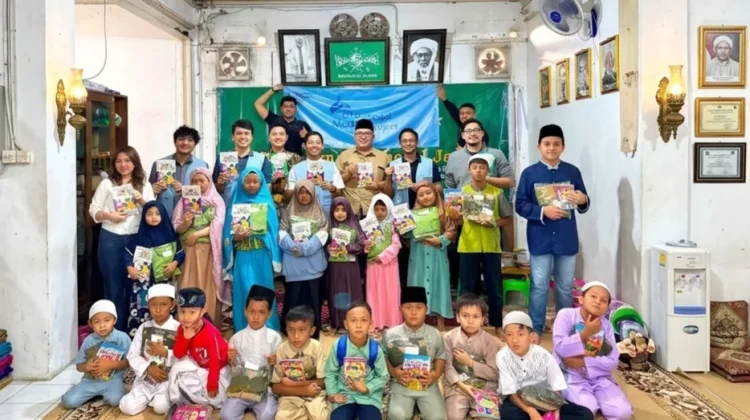 Biru Muda Project Salurkan Bantuan Pendidikan di Hari Anak Nasional 2026