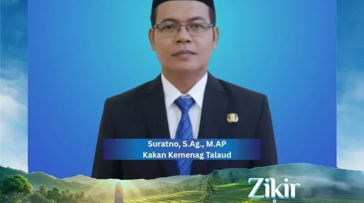 Kemenag Talaud Ajak Warga Ikuti Zikir Kebangsaan