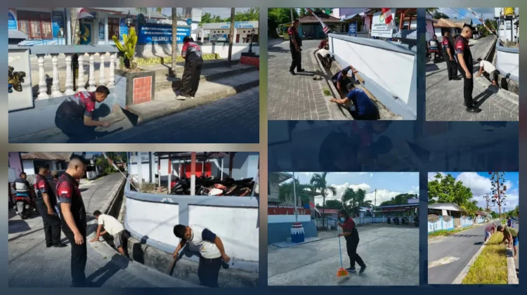 Lapas Lirung Kerja Bakti Bersihkan Lingkungan Kantor Dukung Indonesia Asri