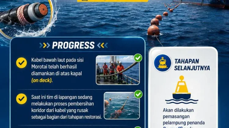 Kominfo Talaud: Restorasi SKKL Terus Berjalan, Internet Segera Dipulihkan
