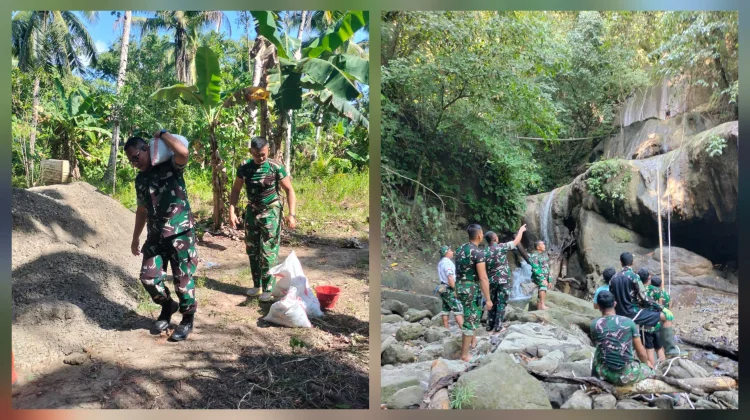 Menembus Sungai dan Perbukitan Talaud, TNI Wujudkan Asa Energi Makatara