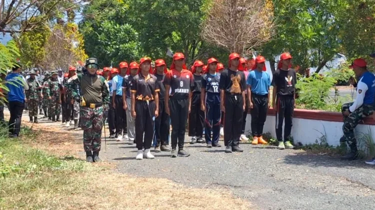 jelang HUT ke-81 RI, Paskibra Talaud Latihan Gabungan Bersama TNI-Polri