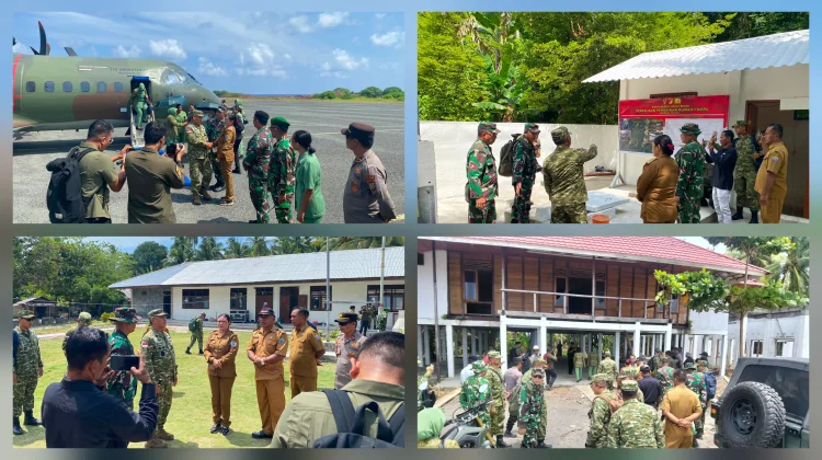 Pangdam XIII/Merdeka Tinjau Fasilitas dan Pembangunan Miangas