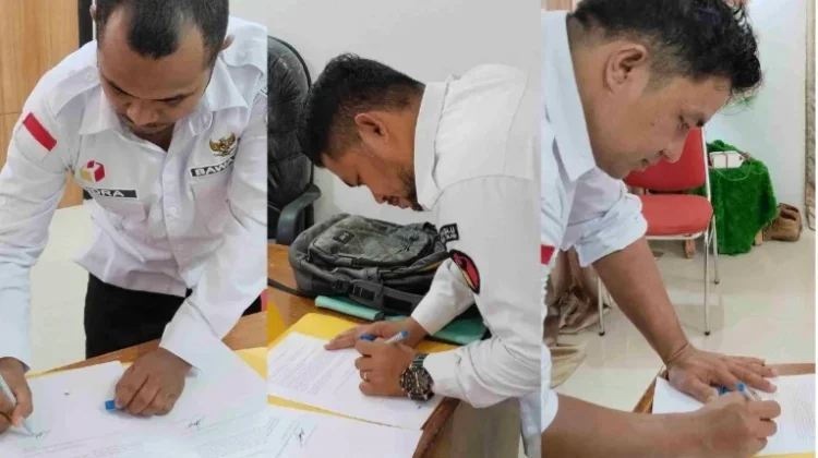 Bawaslu Kepulauan Talaud Tandatangani IKU Tingkatkan Akuntabilitas Kinerja