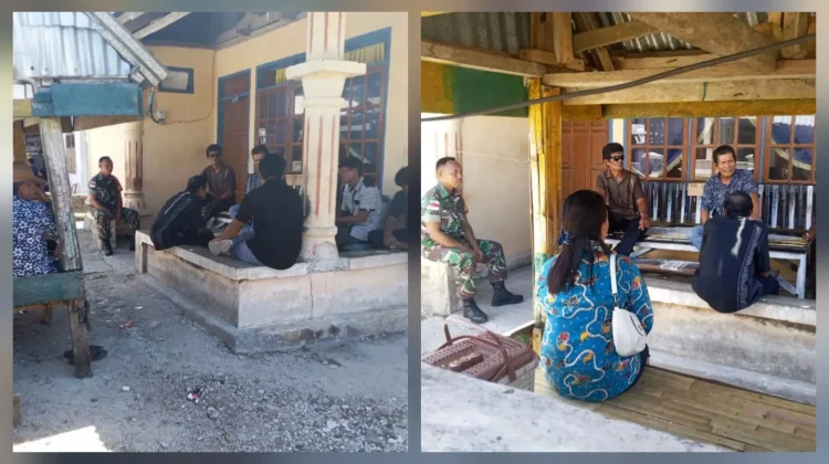 Babinsa Desa Marampit Gelar Komsos Ciptakan Lingkungan Aman