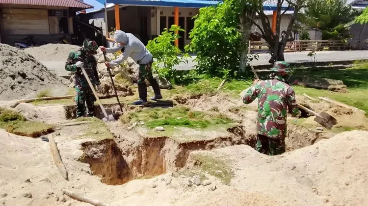 Kemanunggalan TNI-RAKYAT dalam Pembangunan Desa lewat Pembuatan Sumur Bor