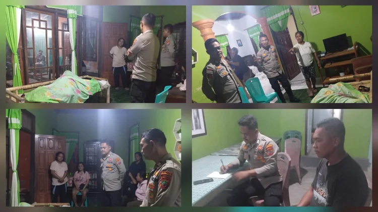 Polsek Lirung Tangani Penemuan Jasad Petani Lansia di Kebun Kelapa Salibabu