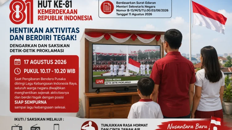 Warga Talaud Diimbau Hentikan Aktivitas saat Detik-Detik Proklamasi Kemerdekaan