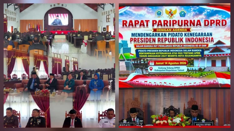 Pemerintah Kabupaten Talaud Ikuti Pidato Kenegaraan Presiden Prabowo