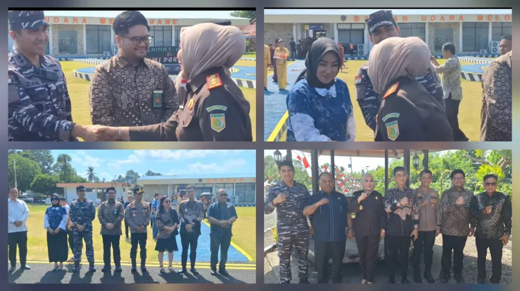 Sambut Kajari Baru , Danlanal Melonguane Tegaskan Sinergi Penegakan Hukum