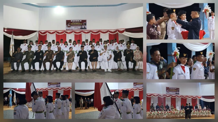 Bupati Welly Titah Kukuhkan 25 Anggota Paskibraka Kepulauan Talaud Tahun 2026