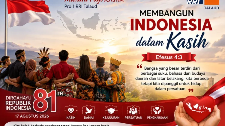 Mutiara Pagi Kristen: Membangun Indonesia dalam Kasih