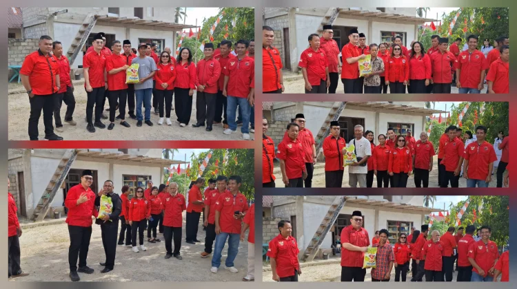 Semarak HUT RI ke-81, Upacara Khidmat dan Bansos Bersama Bupati Welly Titah