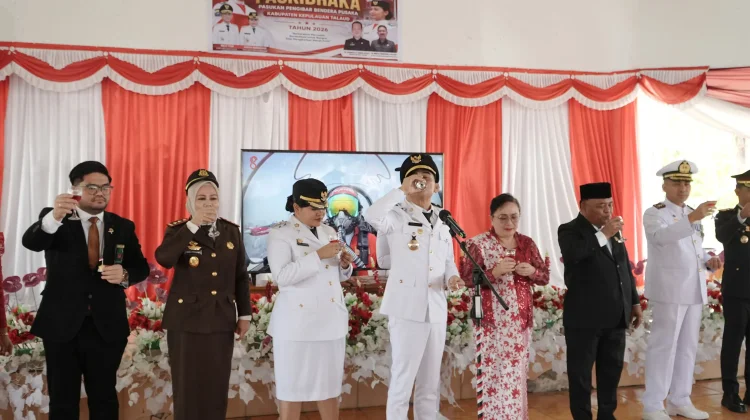 Pemkab Talaud Gelar Tos Kenegaraan Malam HUT RI