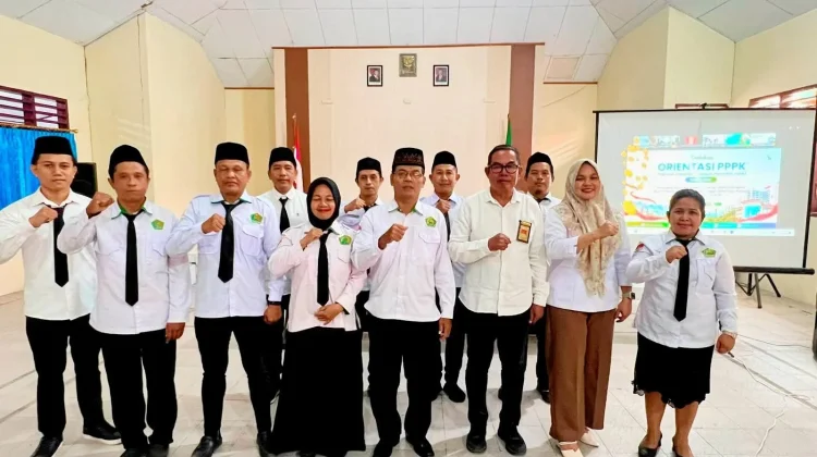 Kemenag Talaud Dampingi Sembilan PPPK Ikuti Orientasi Tahun 2026 Secara Daring