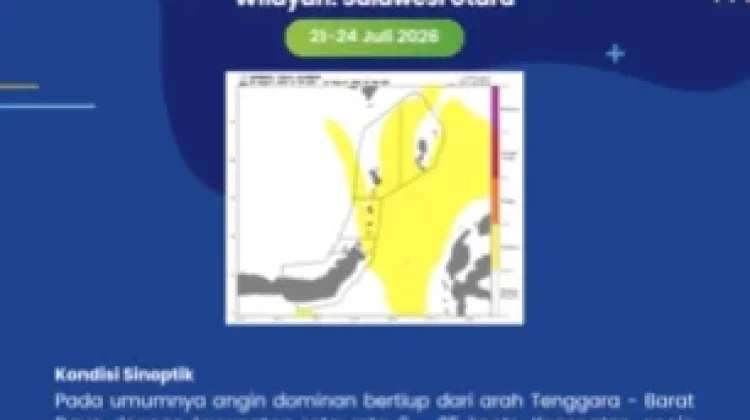 BMKG Peringatkan Gelombang Sedang di Talaud
